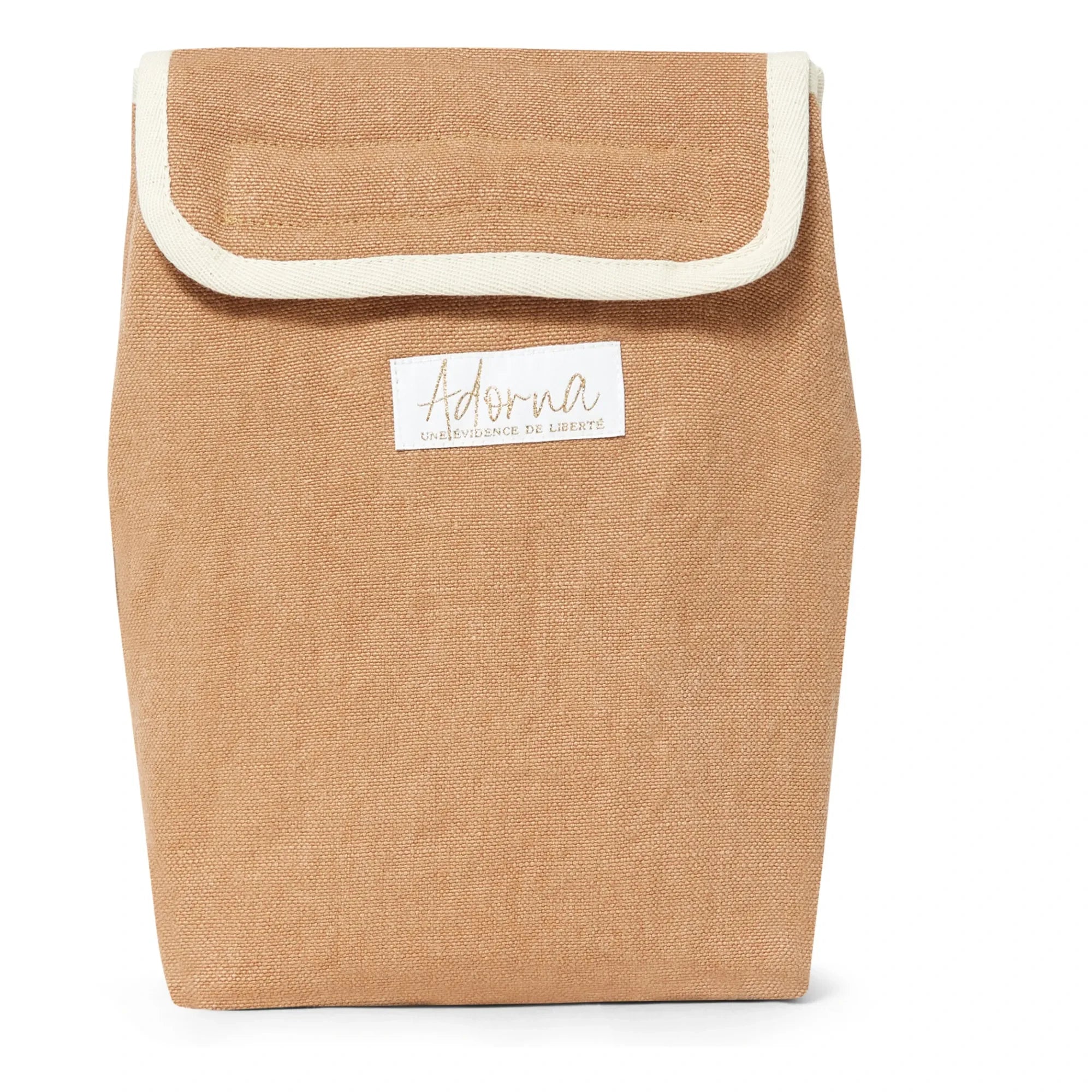 Adorna - Isolierte Lunchtasche aus Leinen | Terrakotta