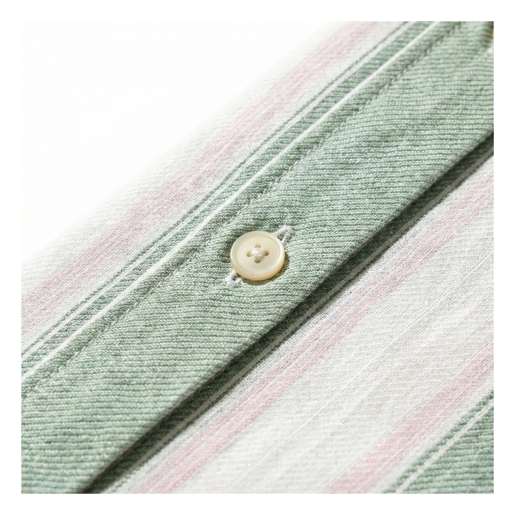 Smallable Kid - Gestreiftes Leya Hemdkleid | Minzgrün