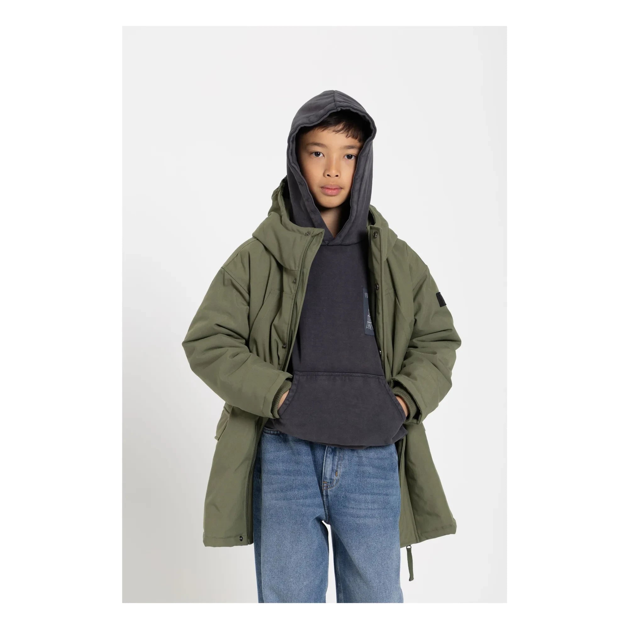 Kinderleicht - Oden Steppgefütterter Parka | Khaki