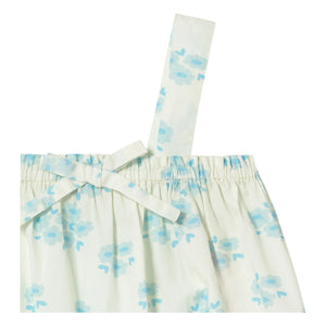 Tinycottons - Kleid mit Blumenmuster | Weiß