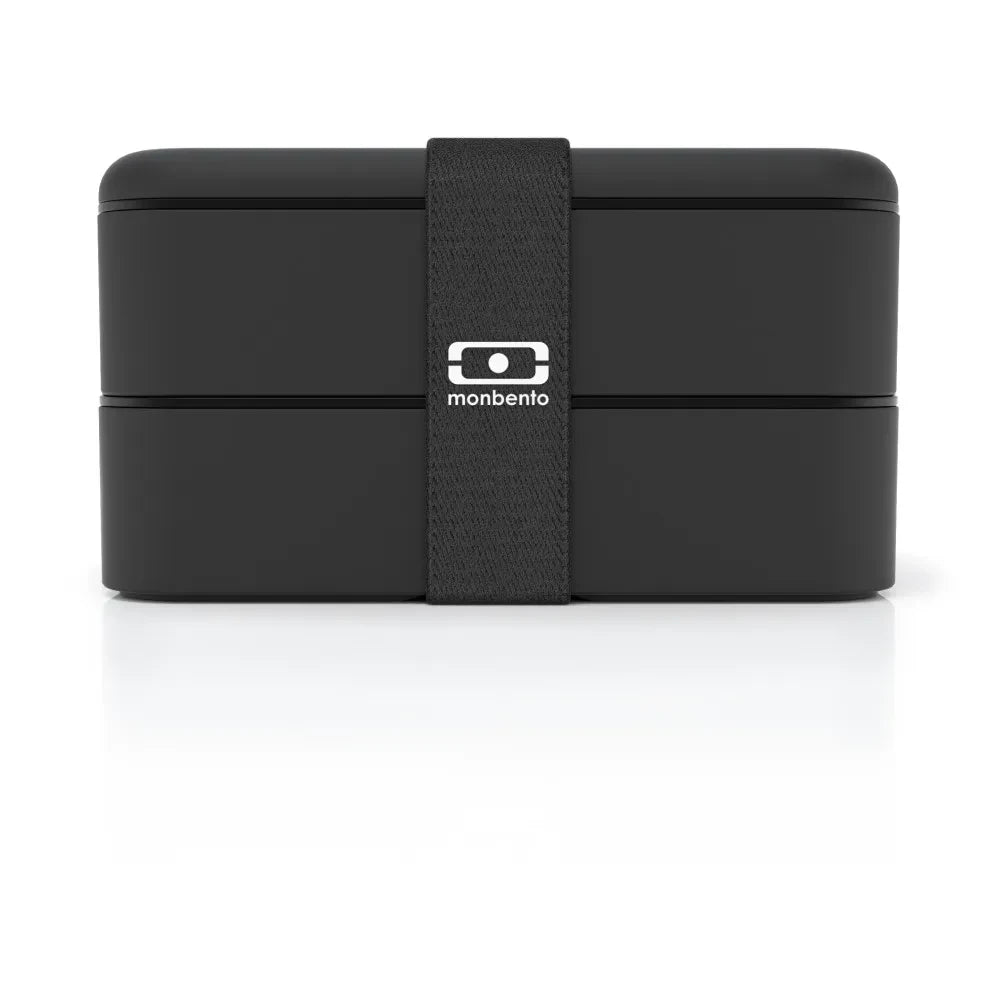 Monbento - MB Original Bento, 2 luftdichte Fächer | Schwarz
