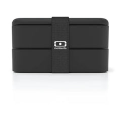 Monbento - MB Original Bento, 2 luftdichte Fächer | Schwarz