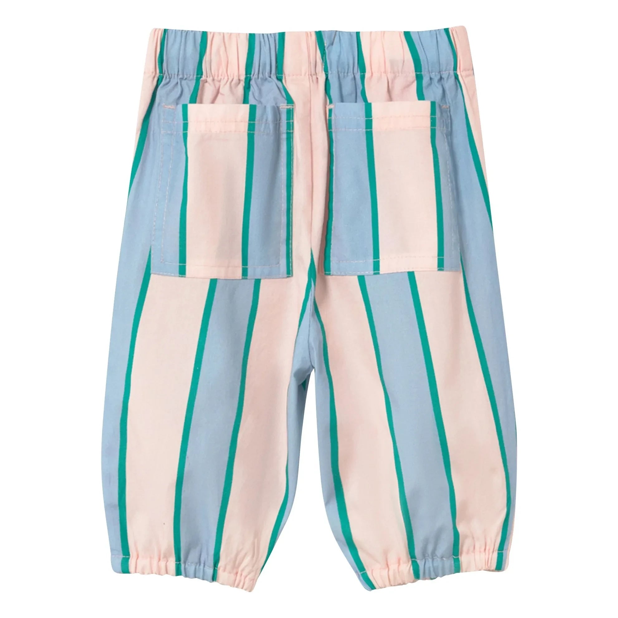 Tinycottons - Popeline Gestreifte Hose | Pastellrosa