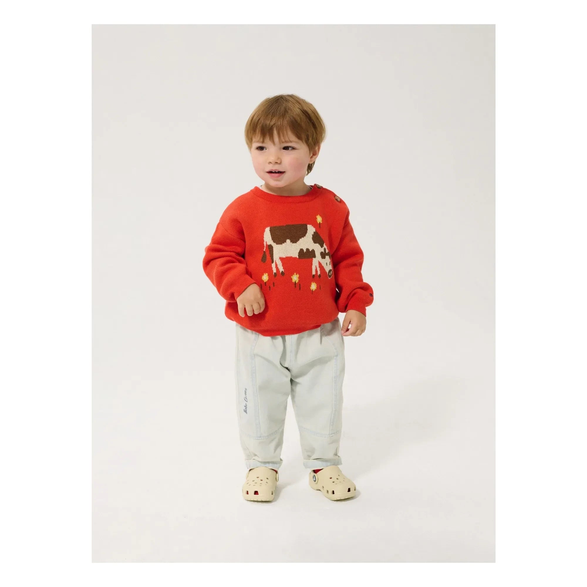 Bobo Choses - Gewaschene Bio-Baumwolljeans | Hellblau