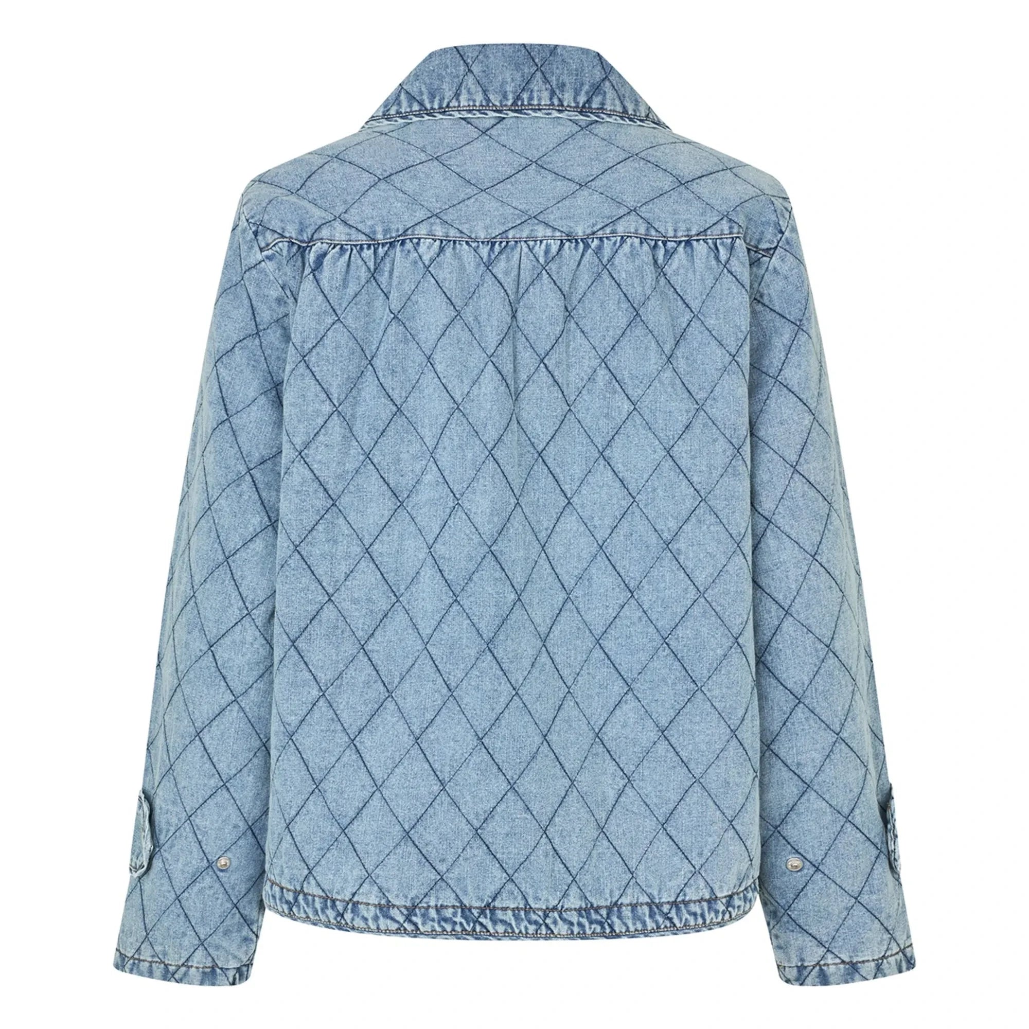 Lollys Laundry - Viola Kapitone Baumwolljacke | Denimblau