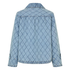 Lollys Laundry - Viola Kapitone Baumwolljacke | Denimblau
