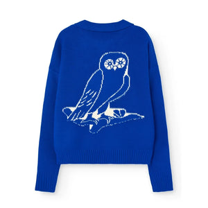 The Animals Observatory - Raven Owl Pullover | Blau