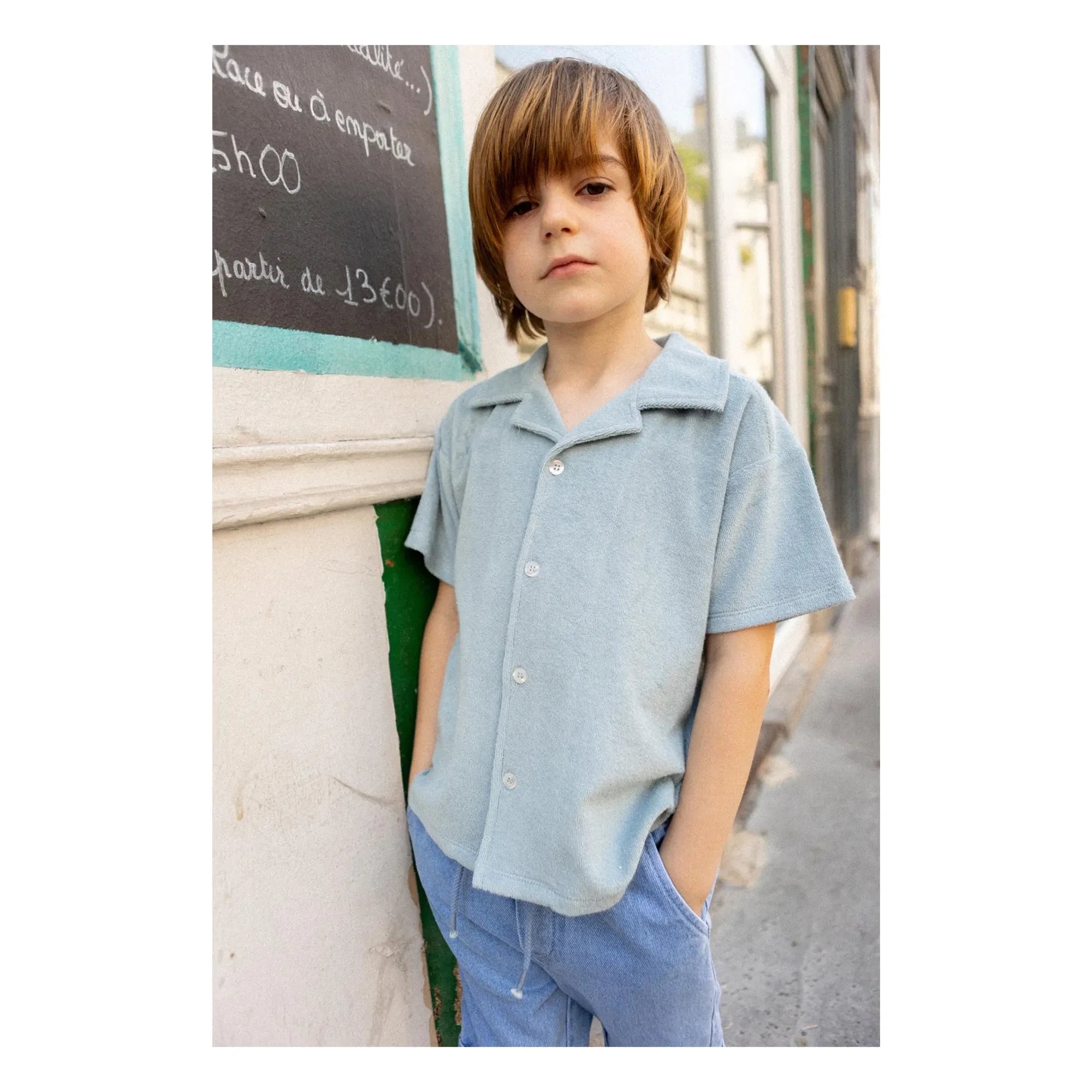 Louis Louise - Magnum Eponge Hemd | Hellblau