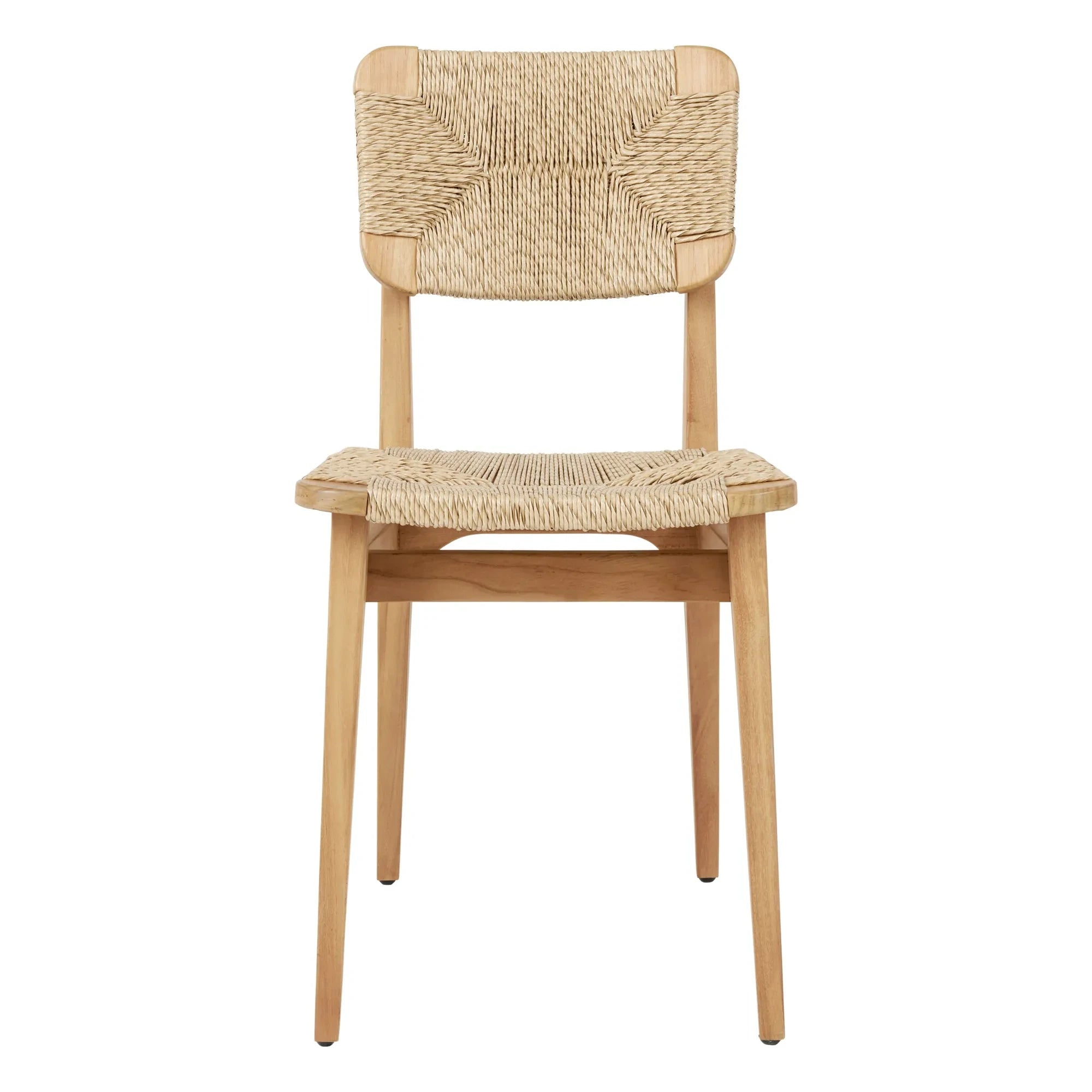 Gubi – Marcel Gascoin Outdoor-Stuhl mit geflochtener Sitzfläche