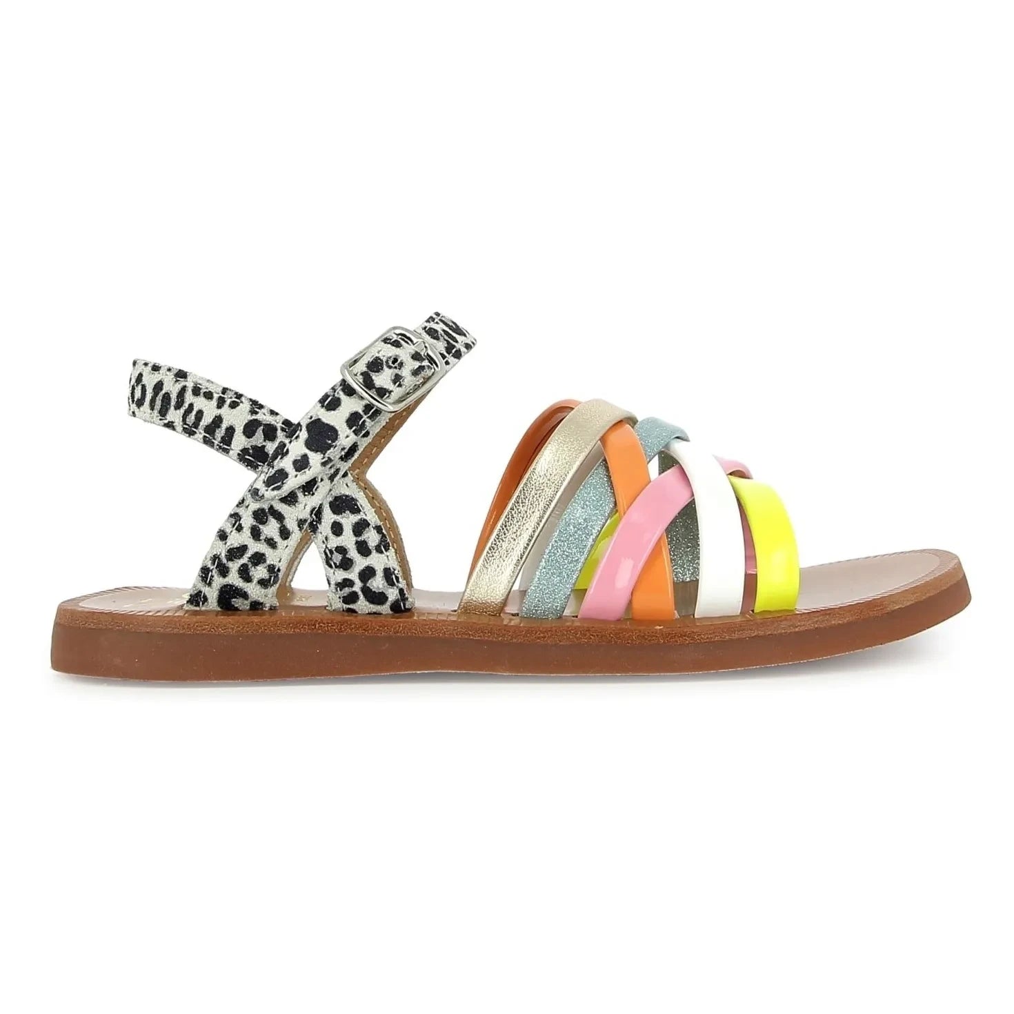 Pom d'Api - Plagette Lux Sandalen | Orange