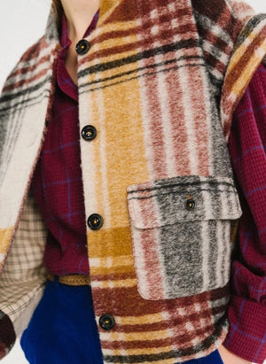 Tinsels - Ärmellose Jacke | Bordeaux