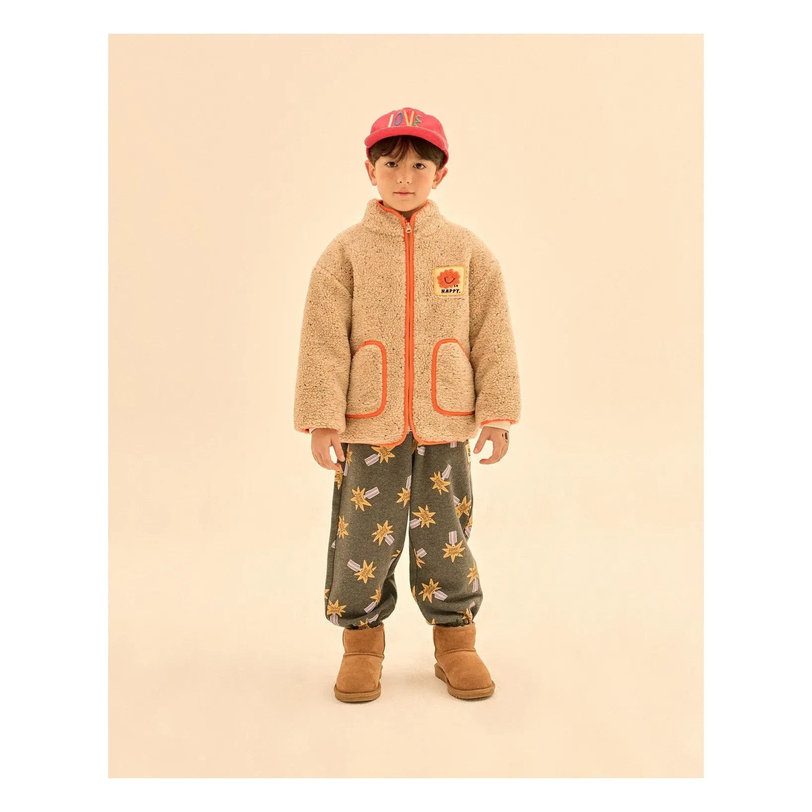 Jelly Mallow - Happy Sherpa-Style-Jacke | Beige