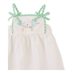 Gingersnaps - Aviana Besticktes Kleid | Weiß