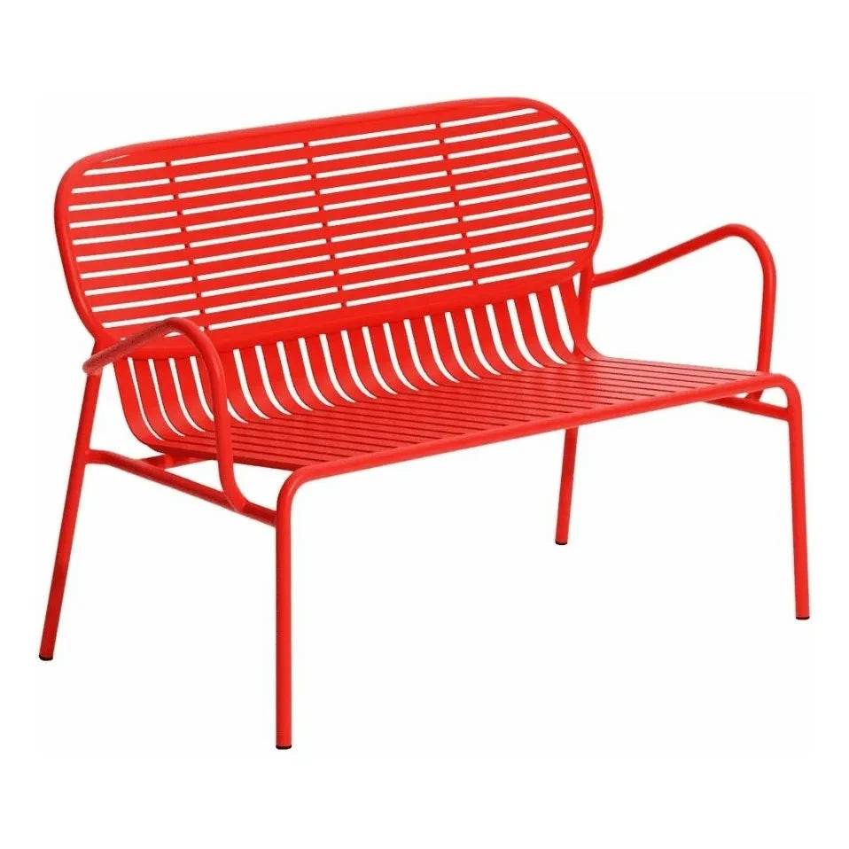 Petite friture - Wochenend-Gartensessel für 2 Personen | Rot