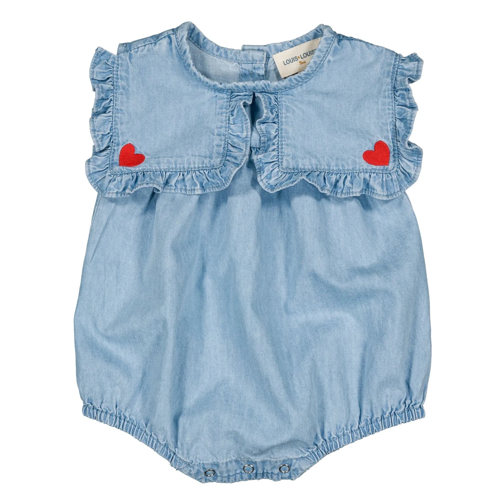 Louis Louise - Celesta Chambray Jumpsuit | Hellblau