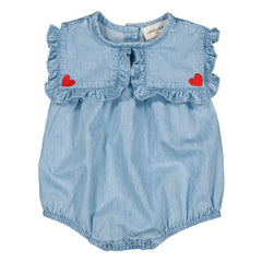 Louis Louise - Celesta Chambray Jumpsuit | Hellblau
