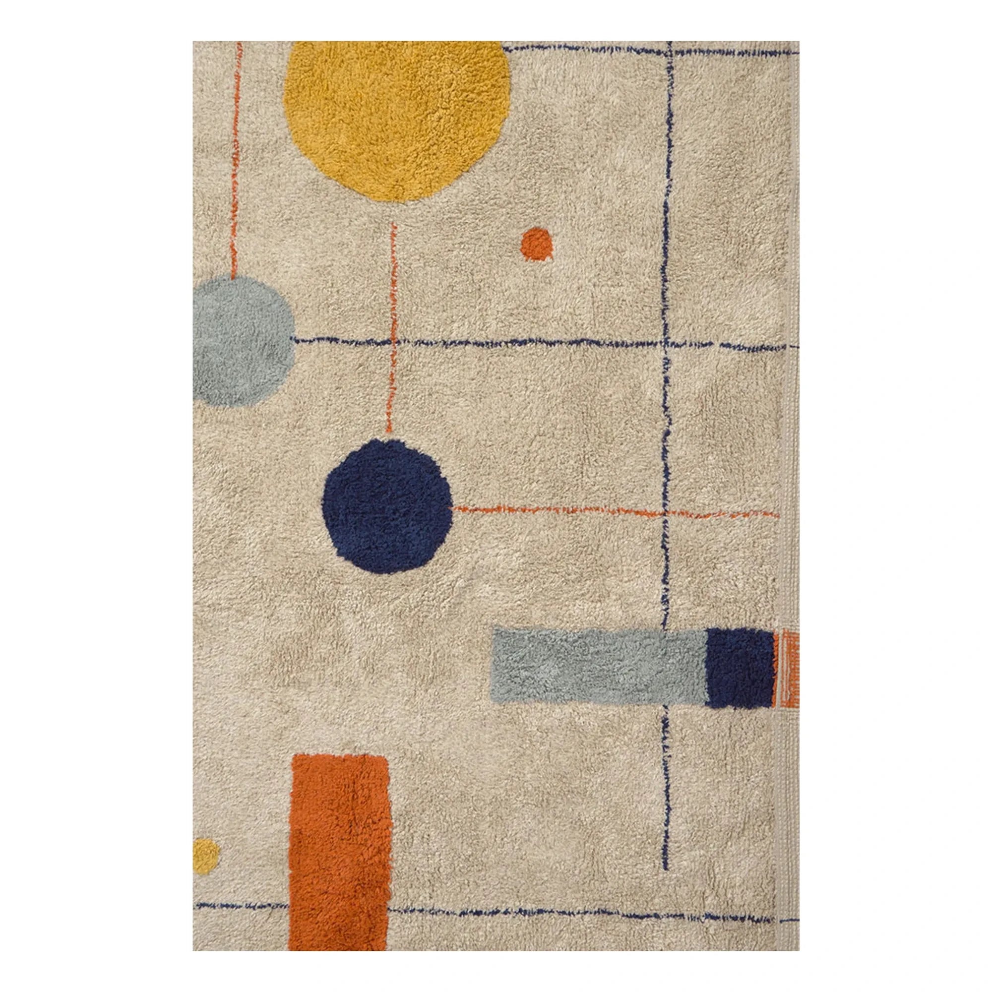 Lorena Canals - Geometrisches Muster Teppich | Beige