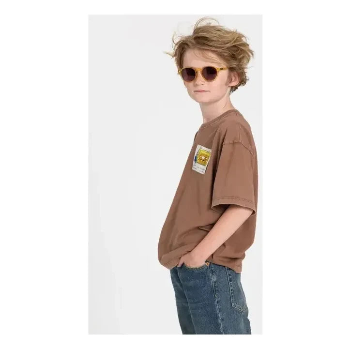 Finger in the nose - King T-Shirt Bio-Baumwolle | Braun
