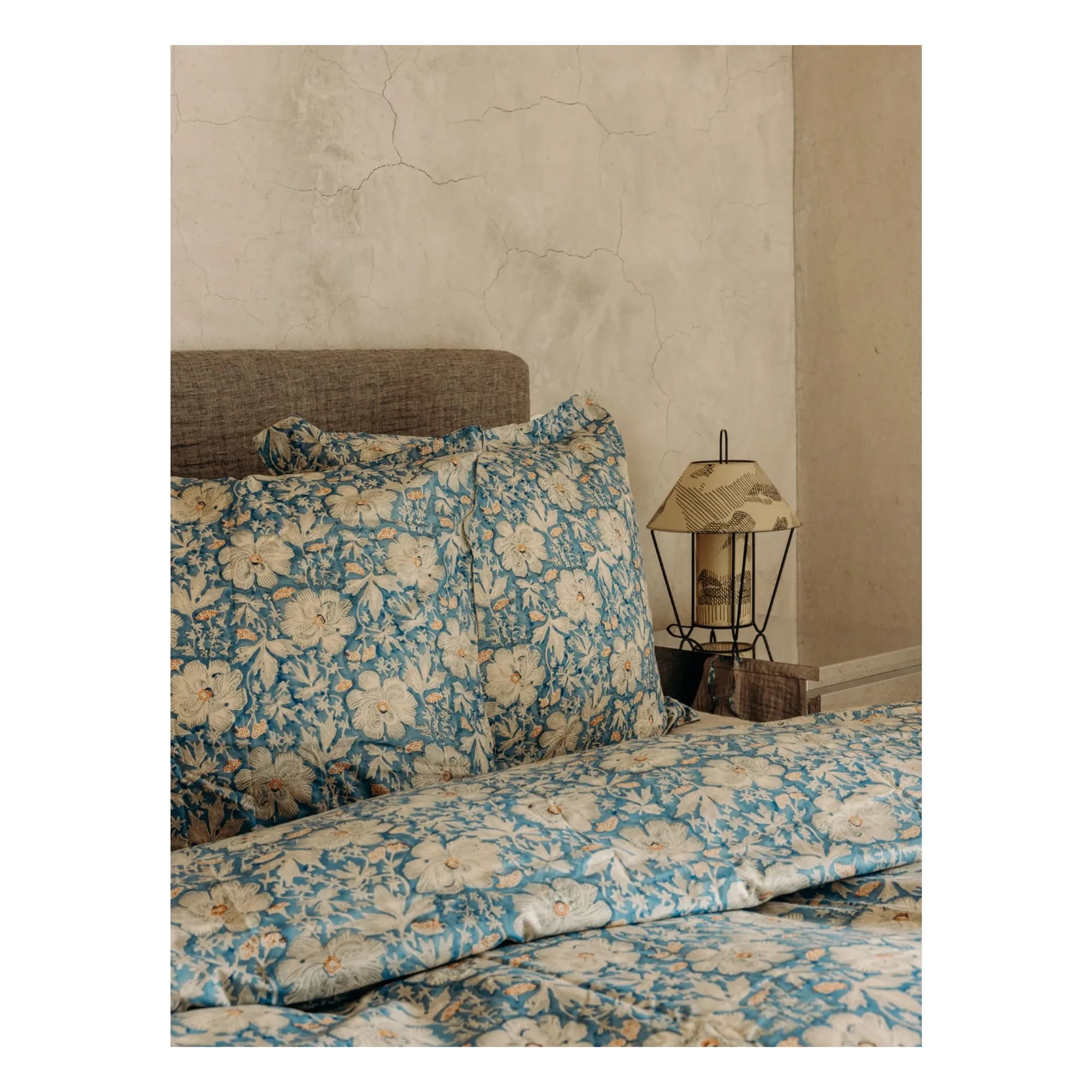Le Monde Sauvage - Souffle Saint-Pétersbourg Bettwäscheset | Blau