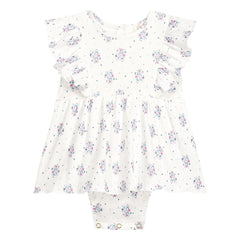 Louise Misha - Lena Fleurie Cord Anzugkleid | Creme