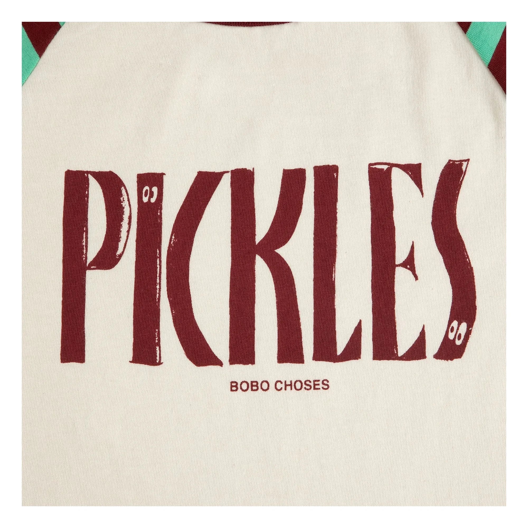 Bobo Choses - Pickles Bio-Baumwoll-T-Shirt | Weiß