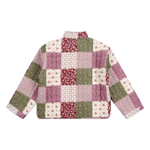 the new society - Melba Patchwork Jacke | Rosa