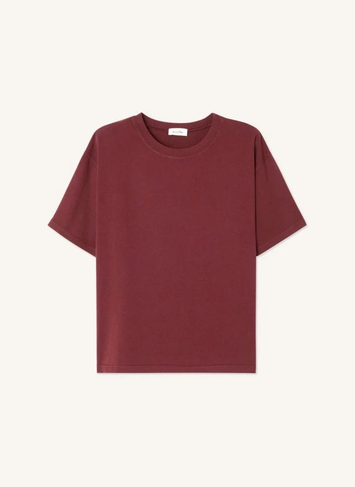 American Vintage - Fizvalley Baumwoll-T-Shirt | Bordeaux