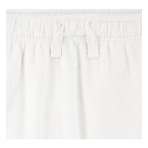 Lacoste – Rock mit Logo aus Bio-Baumwollfrottee | Off-White