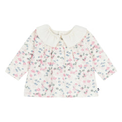 Petit Bateau - Bluse aus Bio-Baumwolle | Ecru