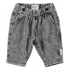 Piupiuchick - Baby-Jeans mit Gummizug | Schwarz