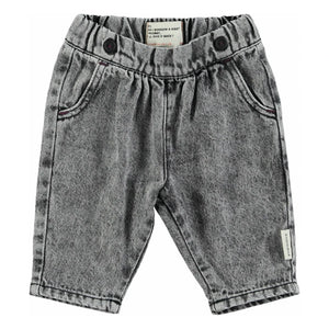 Piupiuchick - Baby-Jeans mit Gummizug | Schwarz