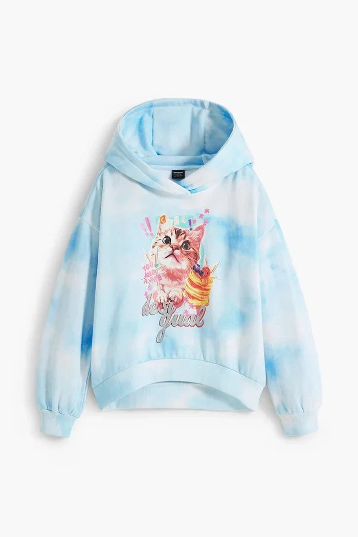 Desigual Çocuk Pamuklu Sweatshirt