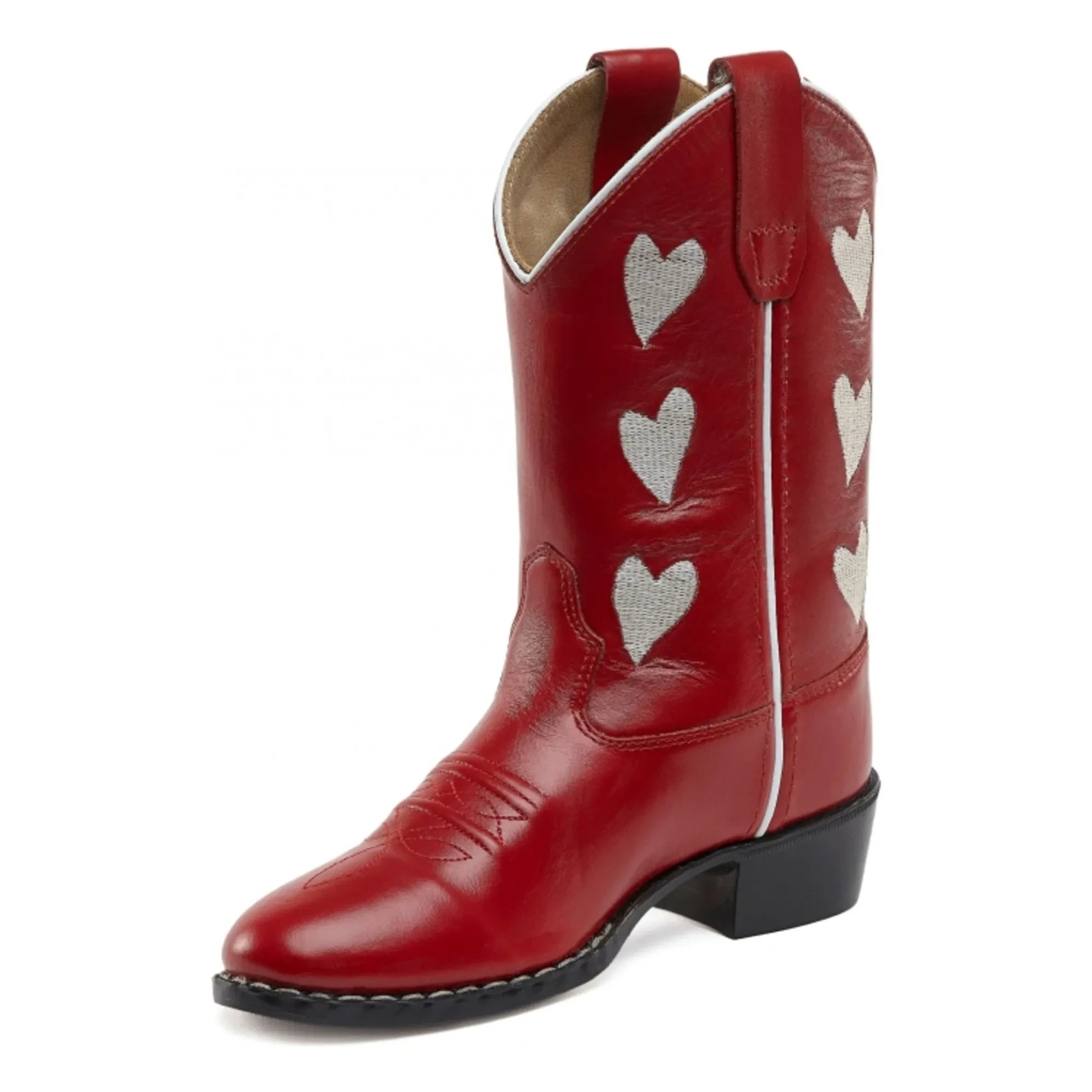 Bootstock - Santiags Hearts Kırmızı | Kırmızı