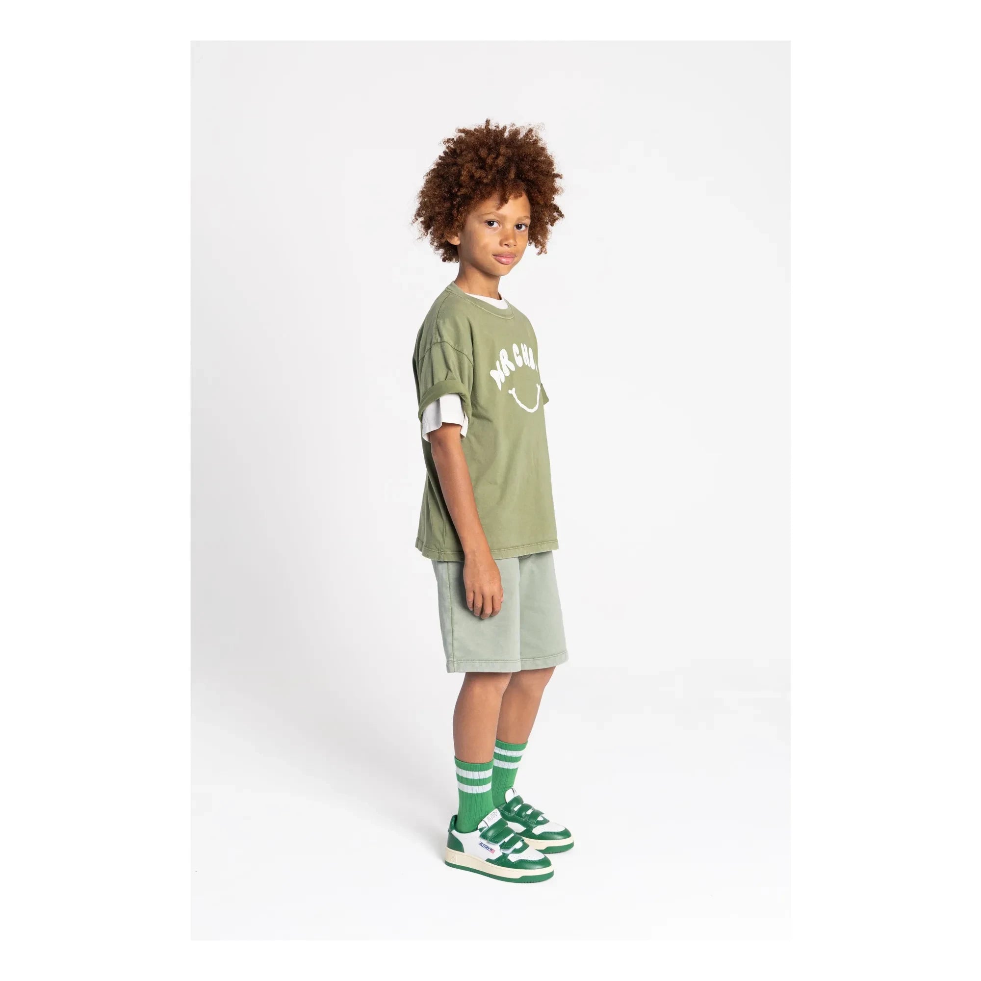 Smallable Kid - Milo Bio-Baumwollshorts | Hellkhaki