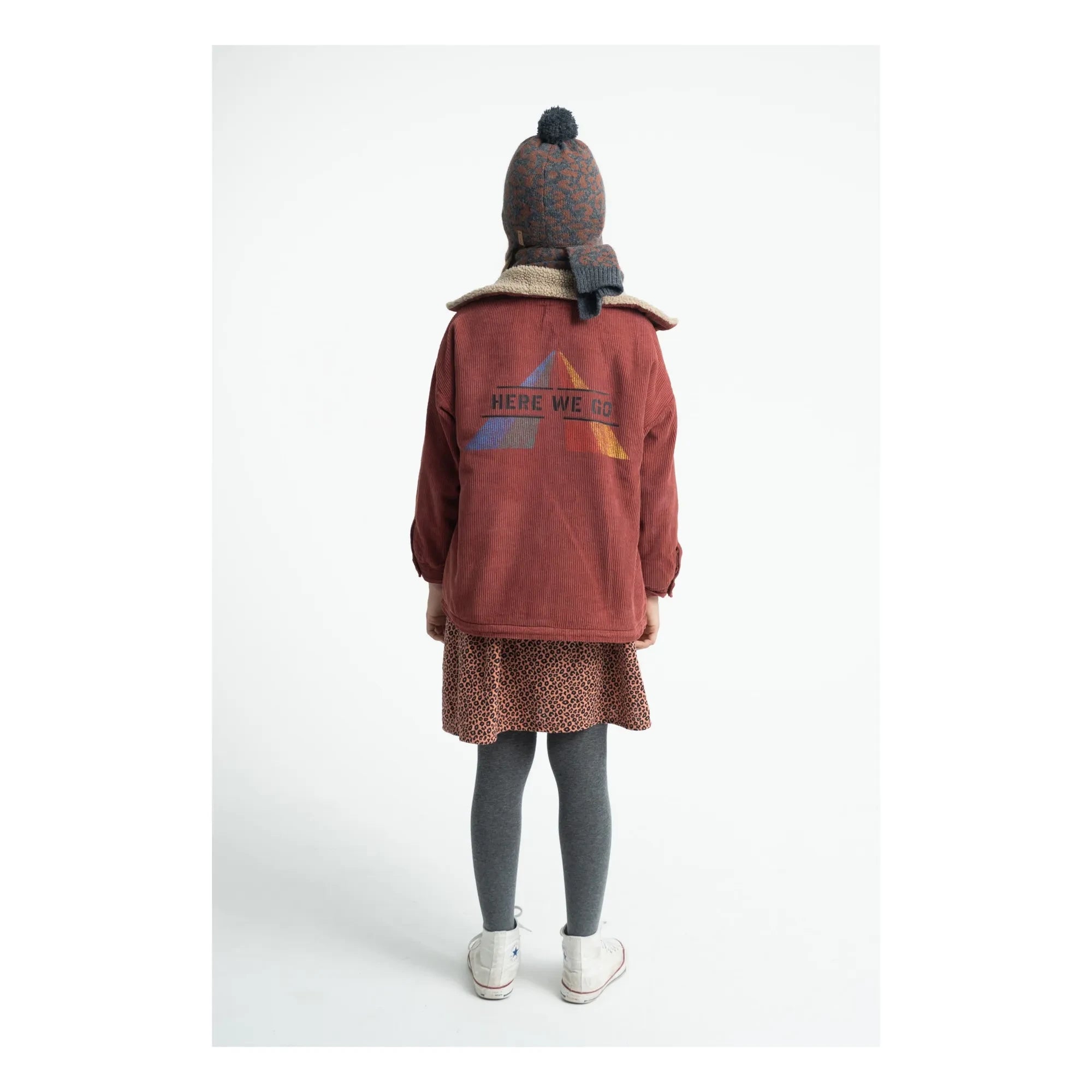 Piupiuchick - Here We Go Kadife Organik Pamuk Ceket | Bordo