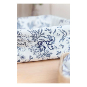 Tartine et Chocolat - Toile de Jouy Korb | Marineblau