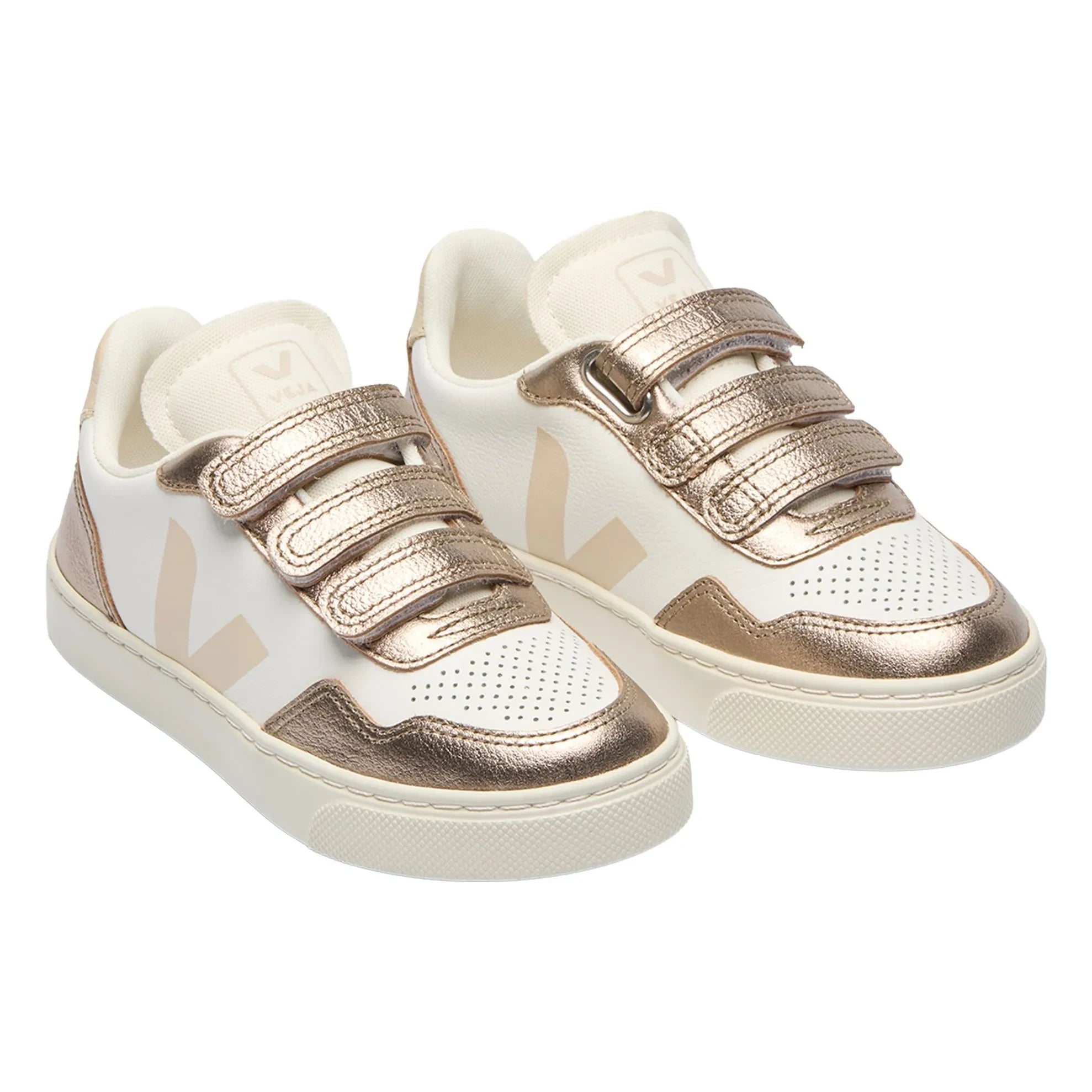 Veja - V-90 Leder Kratzer Sneaker O.T. | Bronze