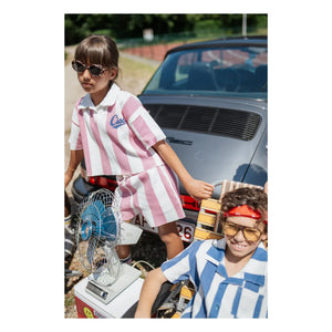Cos I Said So - Gestreiftes Poloshirt | Rosa