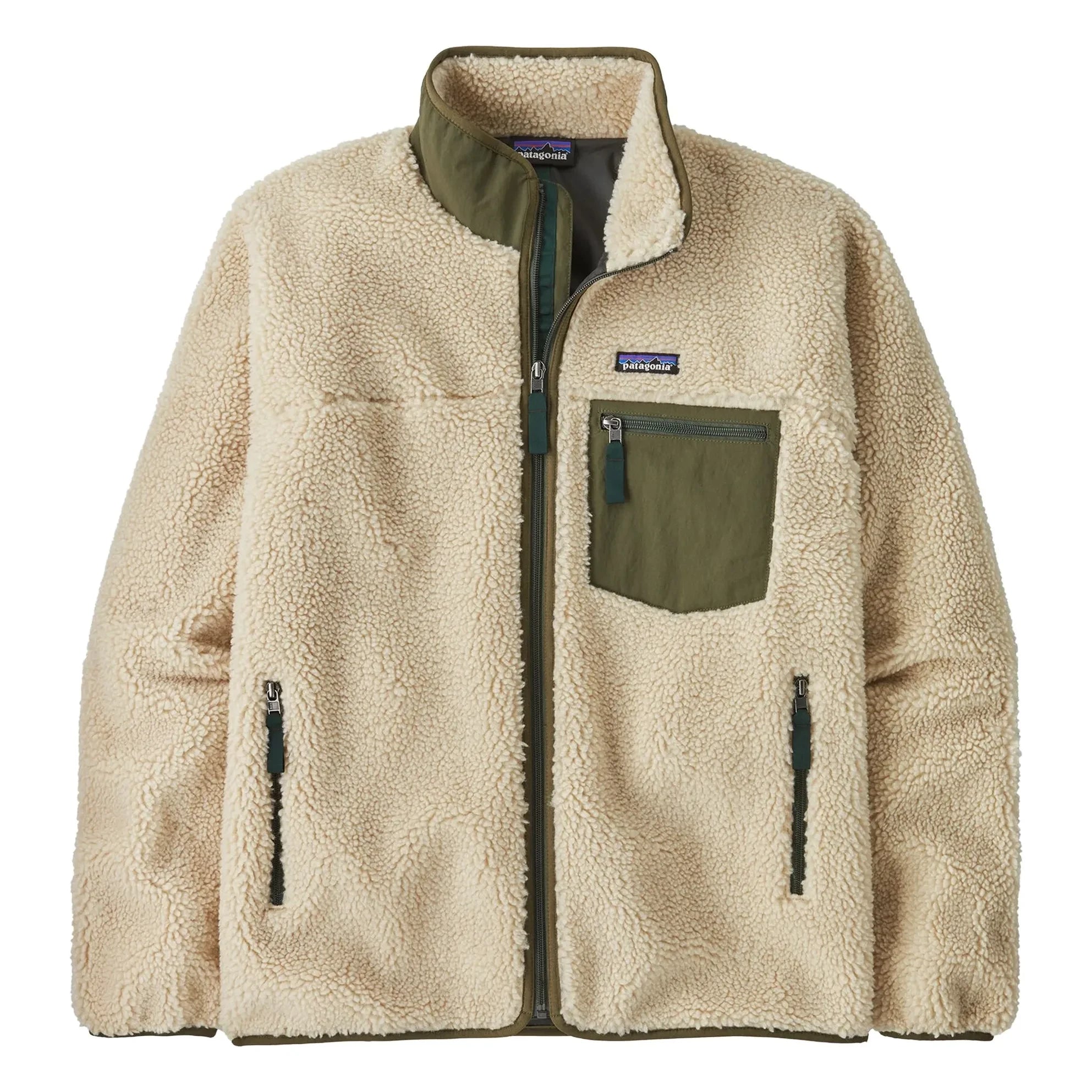 Patagonia - Klasik Retro-X Geri Dönüştürülmüş Elyaf Polar Ceket | Bej