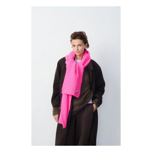 American Vintage – Vitow Schal aus Wolle und Alpaka | Leuchtendes Pink