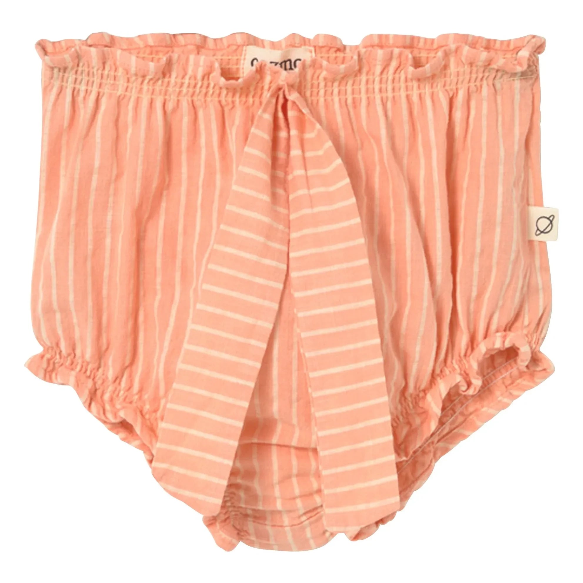 Cozmo - Alize Gestreifte Hotpants | Koralle