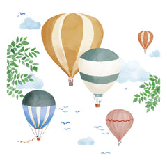 MIMI'lou - Aquarell Heißluftballon Aufkleber