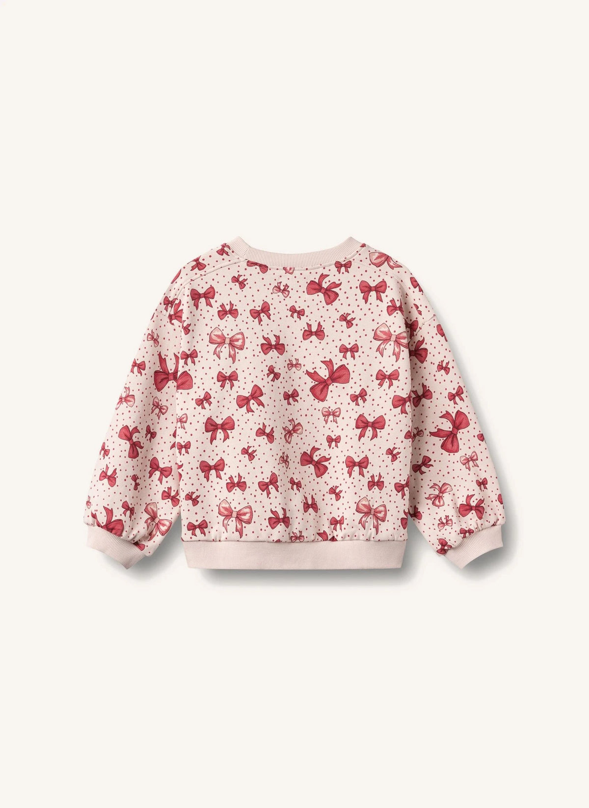 Wheat - Lia Sweatshirt mit Knoten, Bio-Baumwolle | Zuckerrosa