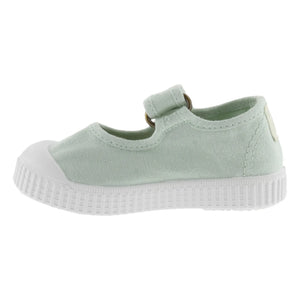 Victoria - Mercedes Tira Lona Canvas Sneaker | Wassergrün