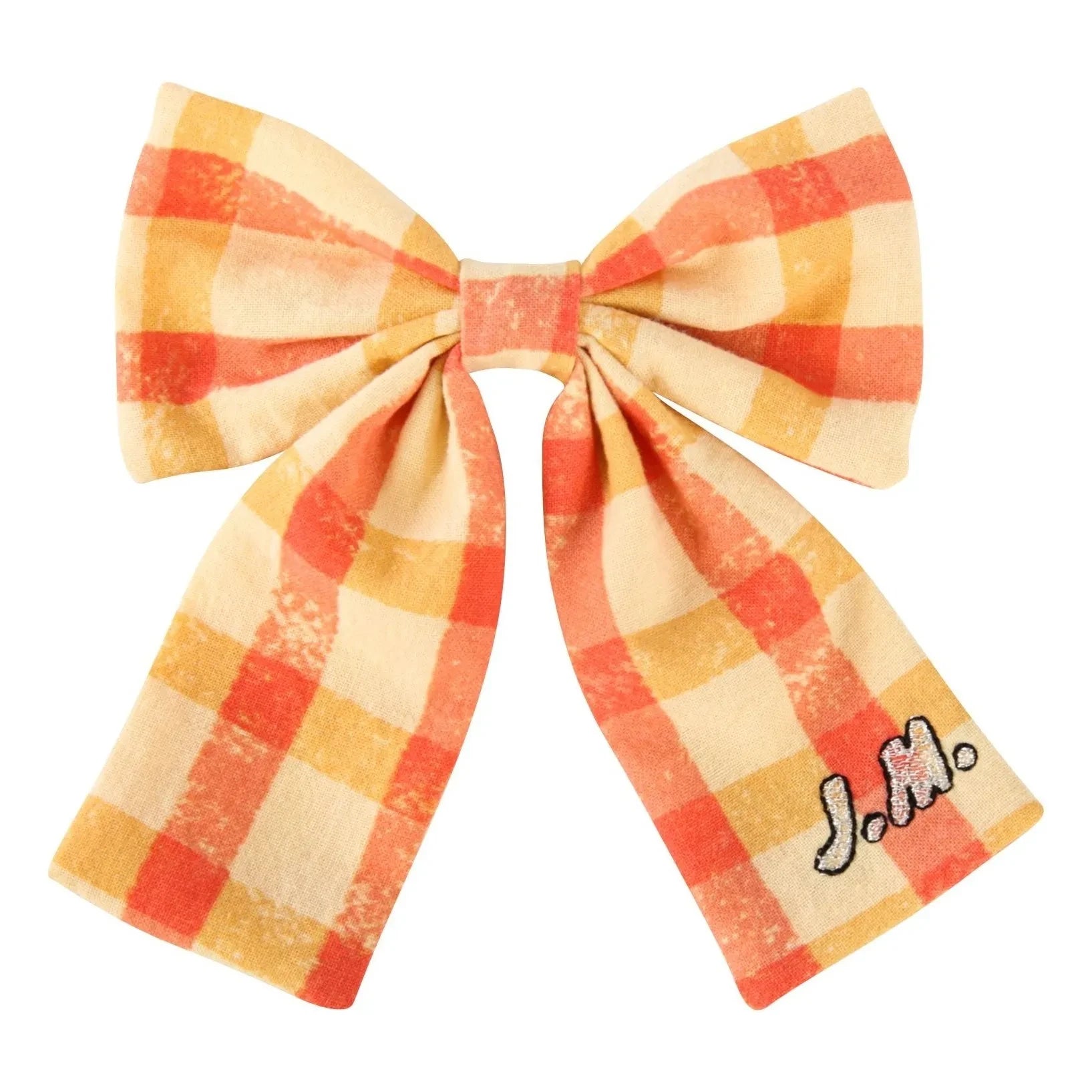 Jelly Mallow - Carreaux Schleifenhaarspange | Gelb