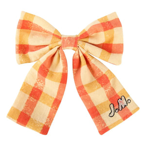 Jelly Mallow - Carreaux Schleifenhaarspange | Gelb