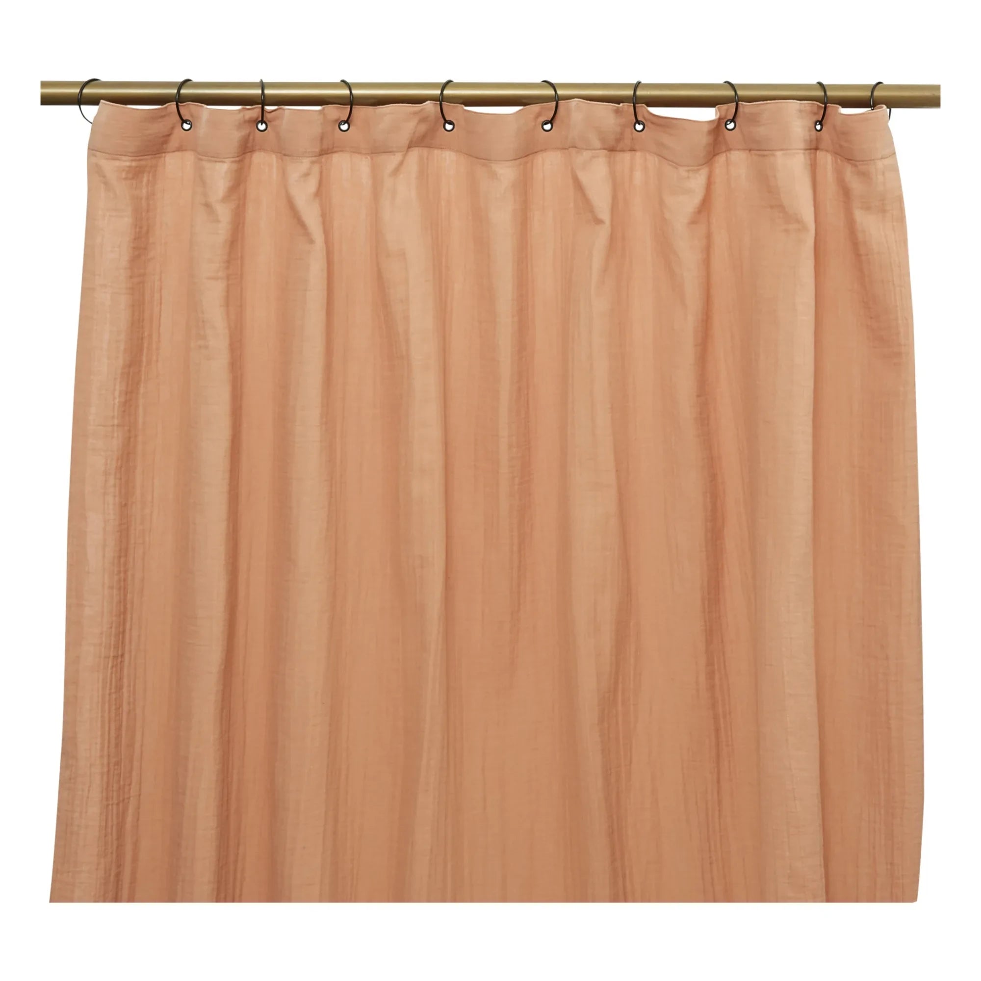 Haomy - Dili Baumwoll-Voile Vorhang | Beige Rosa