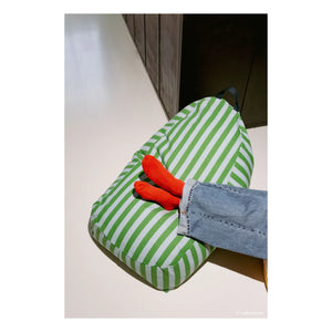 Nobodinoz - Bliss langer Pouf | Grün