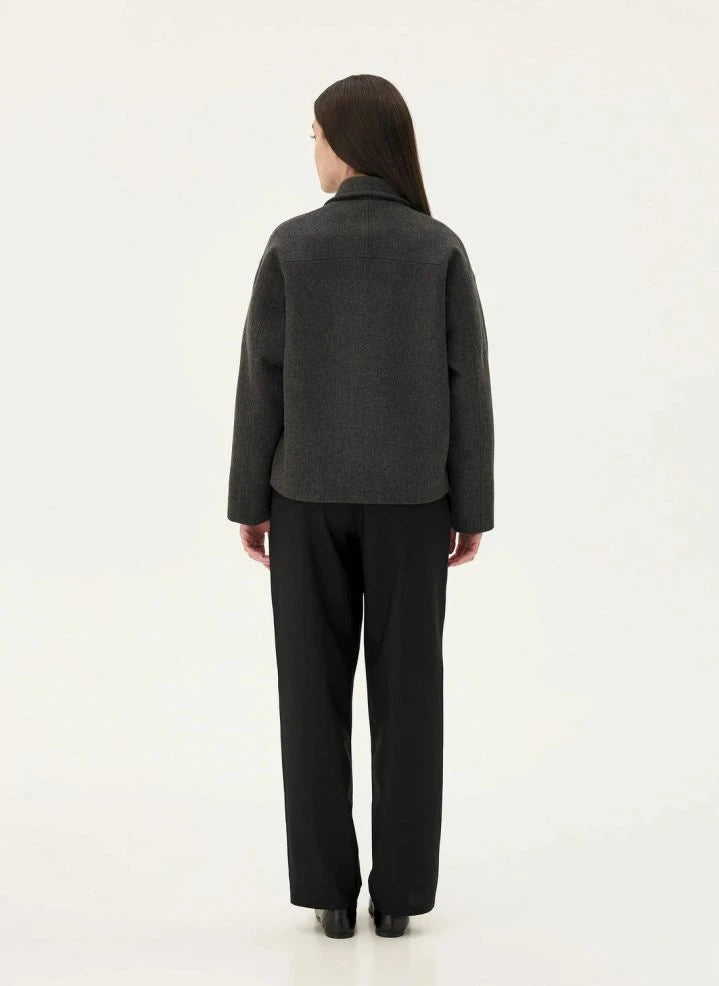 Noyoco - Holar Wolljacke | Kohlegrau