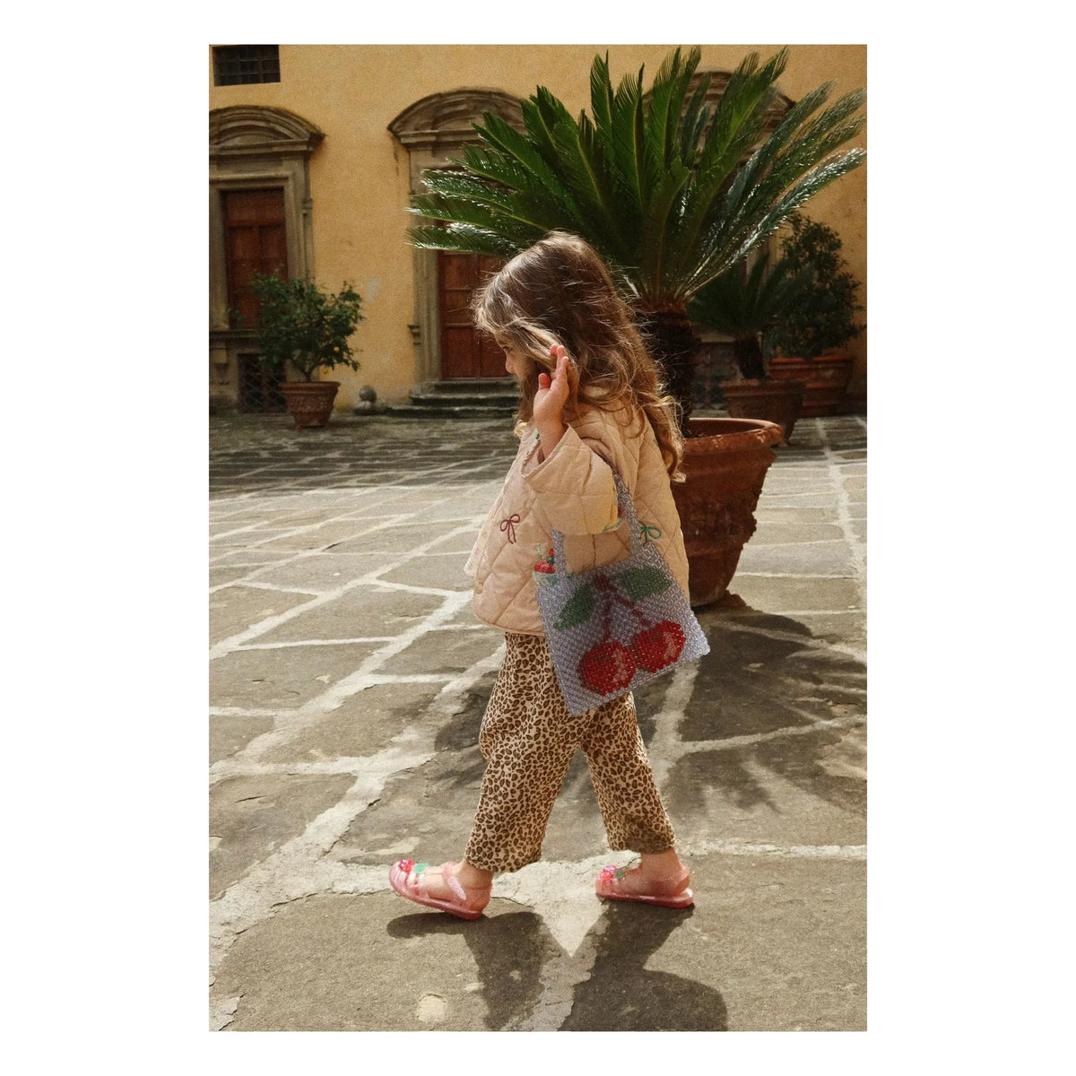 Konges Sløjd - Coco Leopard Hose aus Bio-Baumwolle | Braun